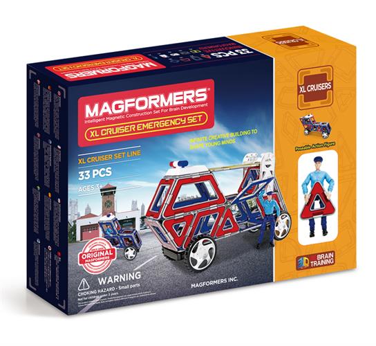 מגפורמרס 33 מגנטים - רכב הצלה 758030