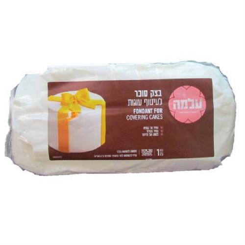 מארז 6 יחידות בצק סוכר לבן עלמה 1 ק"ג