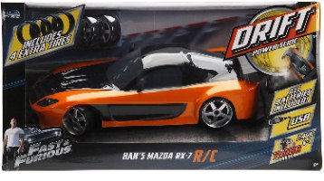 מכונית שלט - המאזדה הכתומה של האן (מהיר ועצבני)