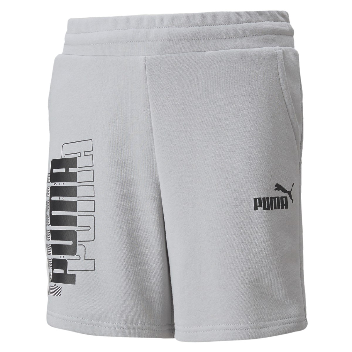 מכנס קצר אפור  לוגו PUMA (3-16)