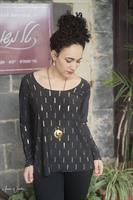 חולצה מתרחבת במכפלת