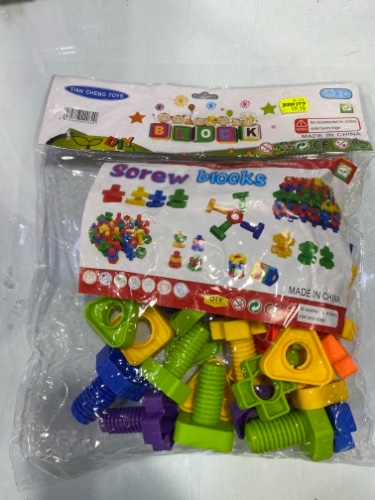 משחק הרכבה ברגים ואומים