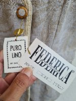 ווסט פשתן ארוך ויפה L/XL