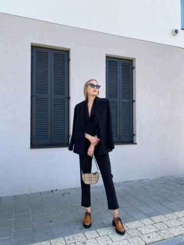 חליפת טריו שחור