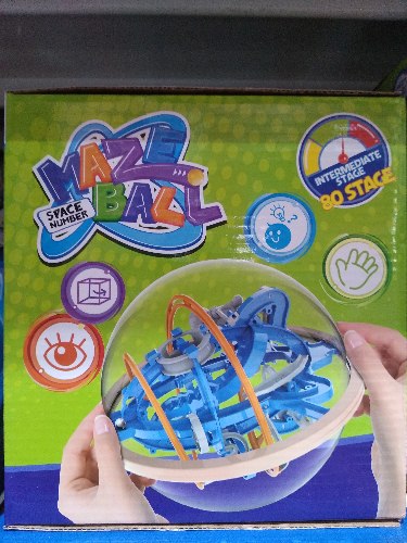 כדור פאזל מבוך גדול