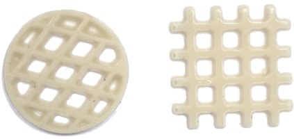 רשת מרובע/עגול לבן כשל"פ ללא חשש 288 יח'