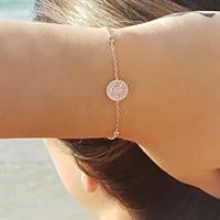 צמיד עיגול רוז - רוזגולד