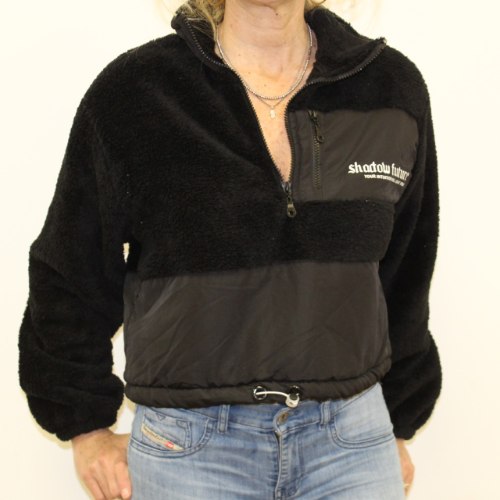 ג'קט נשים מעוצב חצי רוכסן