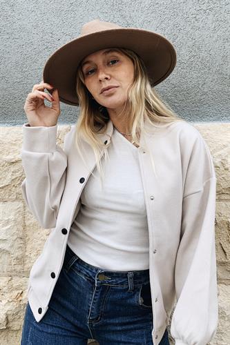 ג'קט בומר אלביס צמר