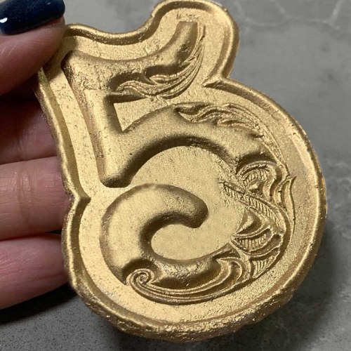 תבנית מספרים טנגו עם פיתוחים  | טנגו 7 ס"מ| חדש אתי דבש | טנגו פיתוחים