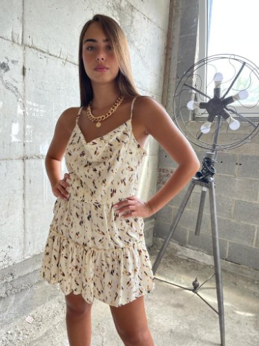 חליפת קימי הדפס לבן