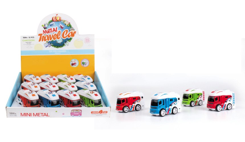 מכונית מתכת מיני פרקשן ואן ברינקס