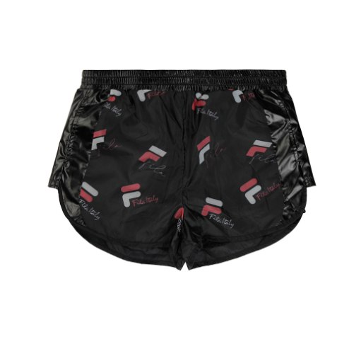 שורט שחור עם פטרן  FILA - מידות 4-16