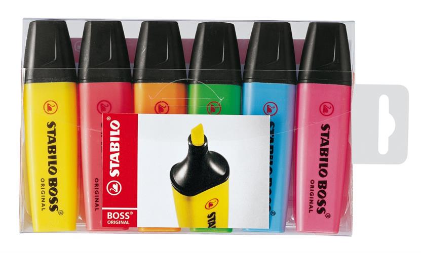 "טוש הדגשה 70/6 סט מעורב"