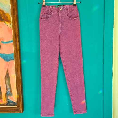 ג'ינס לייקרה ווש סגול XS/S