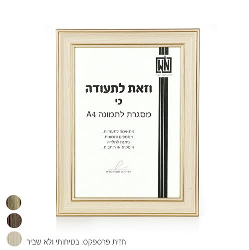 מסגרת תמונה A4 כיסוי 2 PVC צבעים רטרו עבה