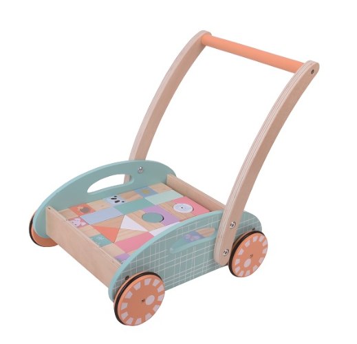 הליכון קוביות עץ