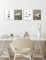 עגור, פיל, חיצים ואוהל טיפי