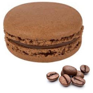 מקרון חום ממולא - קפה (144 יח)