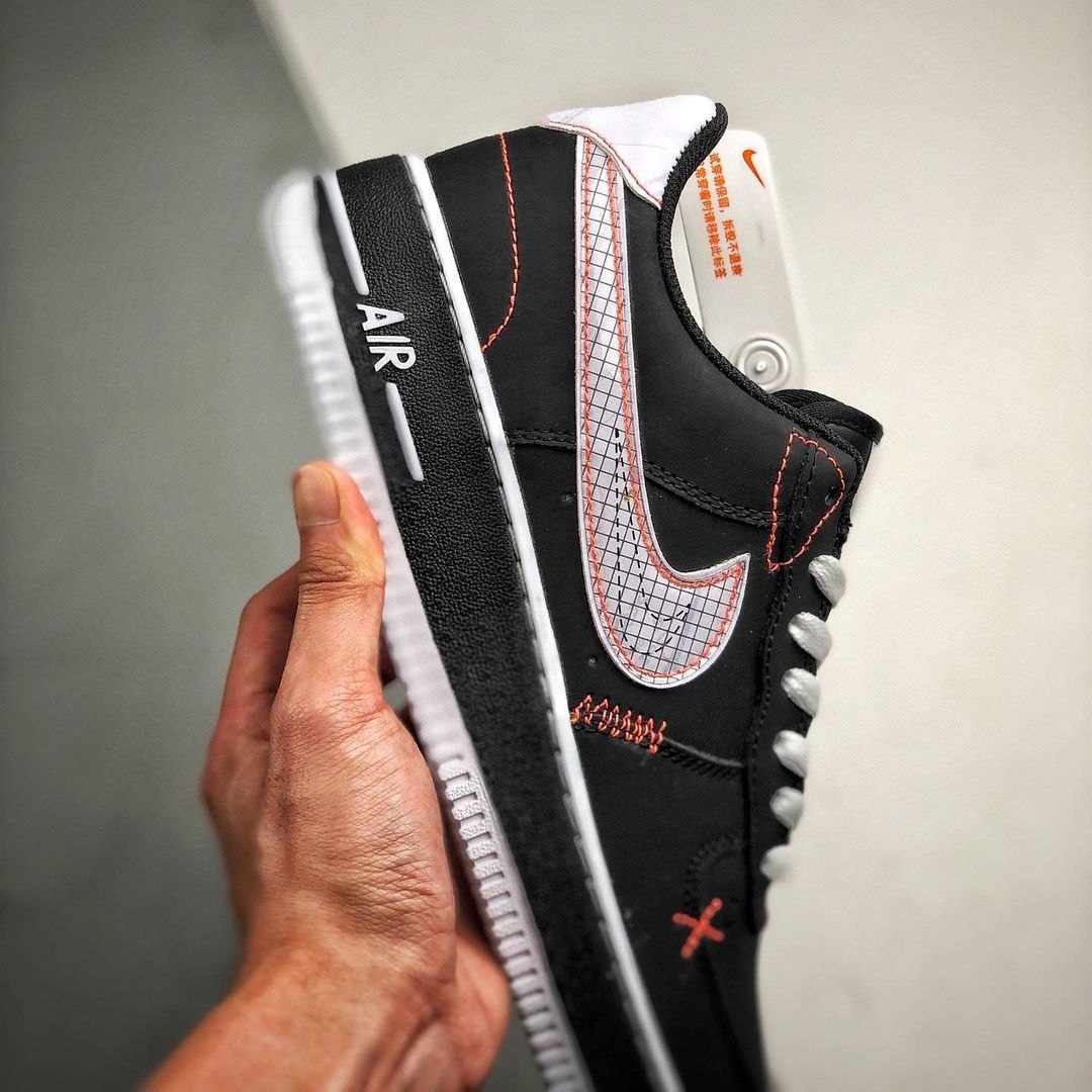 nike air force 1 exposed stitching