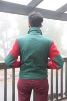 מעיל סקי סבנטיז ירוק אדום מידה L