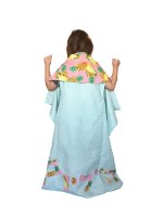 שמיכת גלימה לילדים (ניתן לבחור צבע וכיתוב)