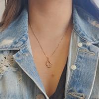 שרשרת חמסה יהלומים