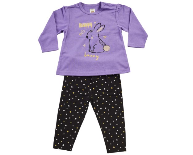 חליפת מעבר ארנב סגול מכנס לייקרה