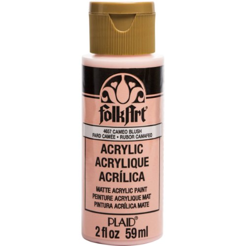 צבע אקריליק פולקארט 59 מ"ל CAMEO BLUSH 4657