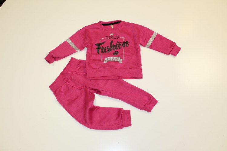 חליפת פוטר בנות KISS פוקסיה