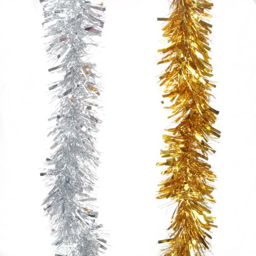 גרילנד שוונצים זהב/כסף 2 מ'