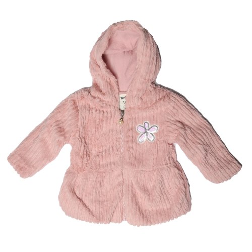 מעיל פרווה פרח בייבי