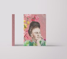 מחברת כריכה קשה - פרידה קאלו פרחונית