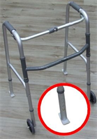 זוג מחליקיים להליכון מתקפל