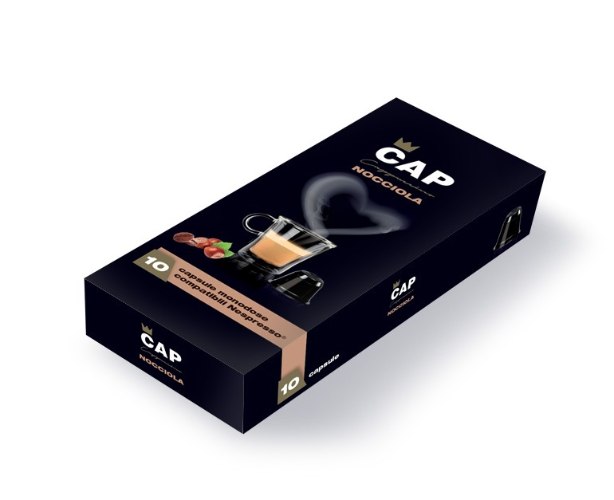 10 קפסולות קאפ אמפייר בטעם אגוזים | Cap Empire Nocciola