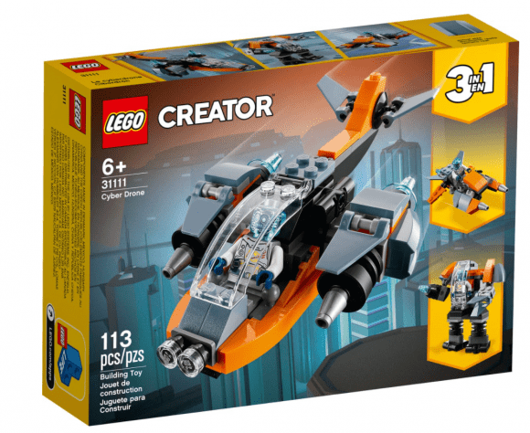 לגו קריאטור - מזל"ט סייבר 31111