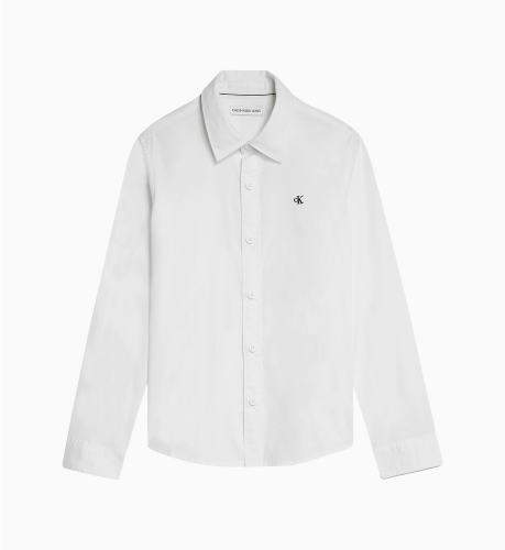 חולצה מכופתרת לבנה CALVIN KLEIN