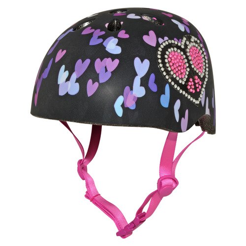 קסדה לילדים לבבות שחור