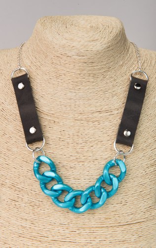 שרשרת ביג גורמט אלומיניום תכלת