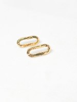 עגילי אן בייסיק זהב