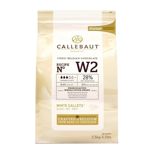 שוקולד לבן קליבו במשקל 2.5 ק"ג