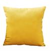 צהוב - כיסוי כריות קטיפה מעוצבות