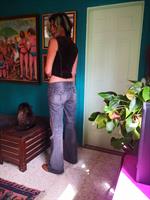 ווסט עור (הפוך) חום כהה מידה S/M