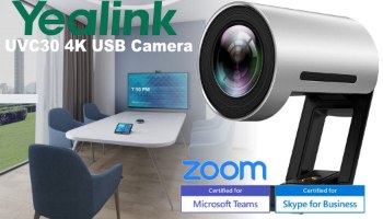 מצלמת אינטרנט Yealink UVC30 Desktop 4K USB Camera