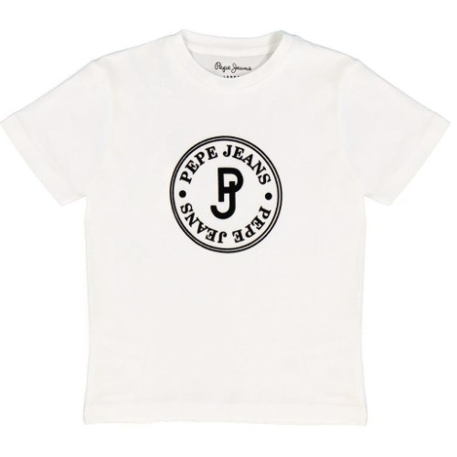 טי שירט לבנה PEPE JEAS - מידות 2-16 שנים