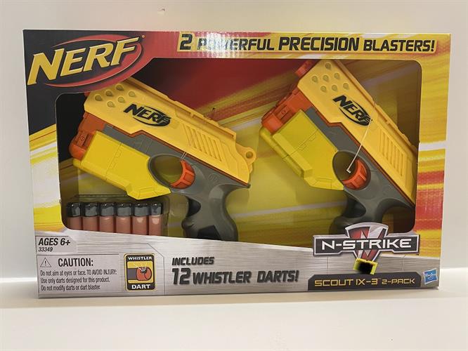 זוג אקדחי נרף בקופסא N-Strike Scout IX-3.