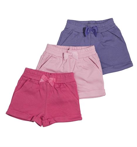 שלישיית מכנסיים 4452 סגול - ורוד בייבי - פוקסיה