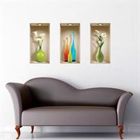 שלישיית נישות  בקבוקים צבעוניים דגם 131