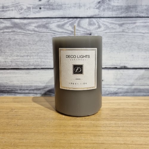 נר עגול 7/10 אפור בריח נווה מדבר טרופי