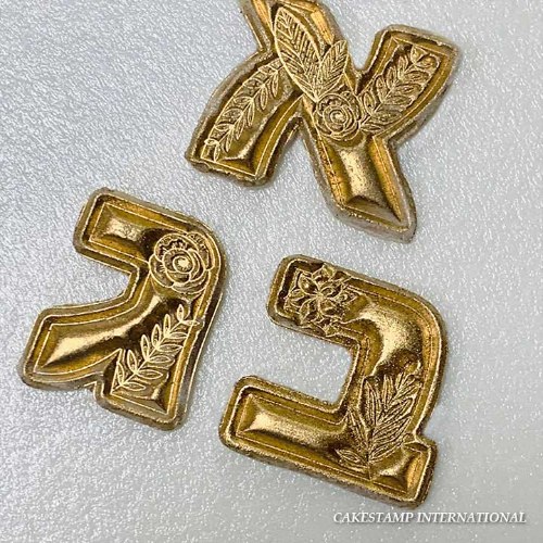 סט אותיות ליבי מקושטות ליצירה בשוקולד ובבצק סוכר גובה אות 2.5 ס"מ| תבנית אותיות עברית חדשה מאתי דבש